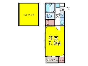 ラカ－サ平尾の物件間取画像